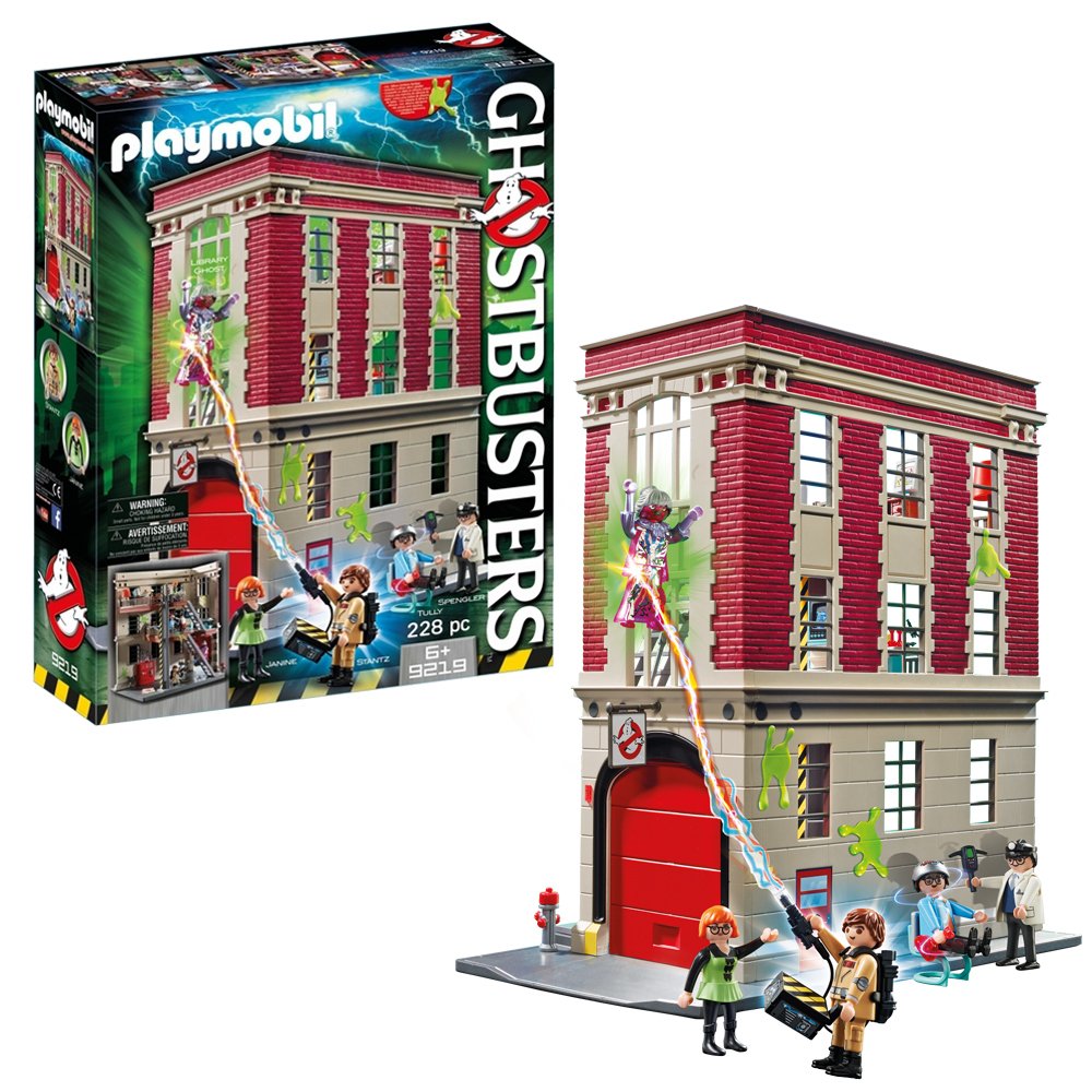 playmobil ghostbusters fire headquarters