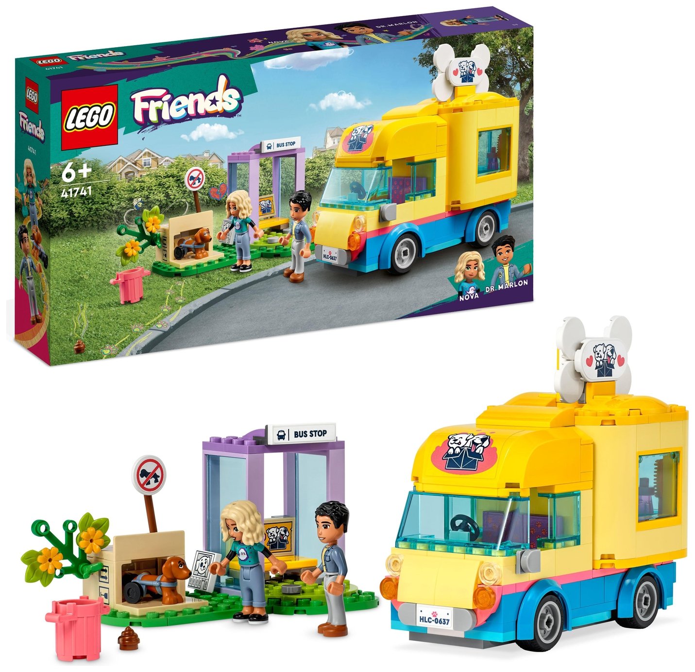 LEGO Friends Dog Rescue Van Pet Puppy Animal Playset 41741 review