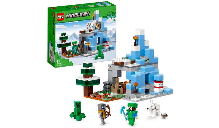 Buy LEGO Minecraft The Frozen Peaks Cave Mountain Set 21243