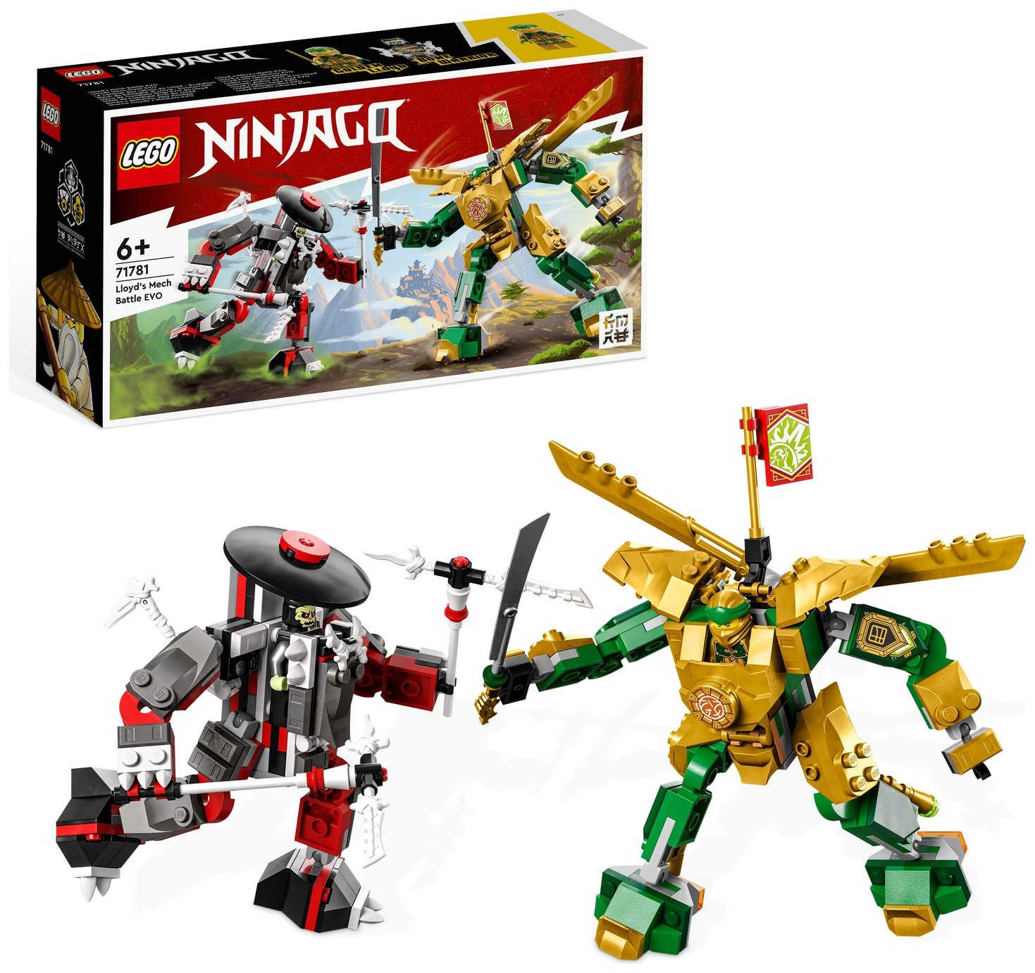 LEGO NINJAGO Lloyd's Mech Battle EVO Action Figure Set 71781 review
