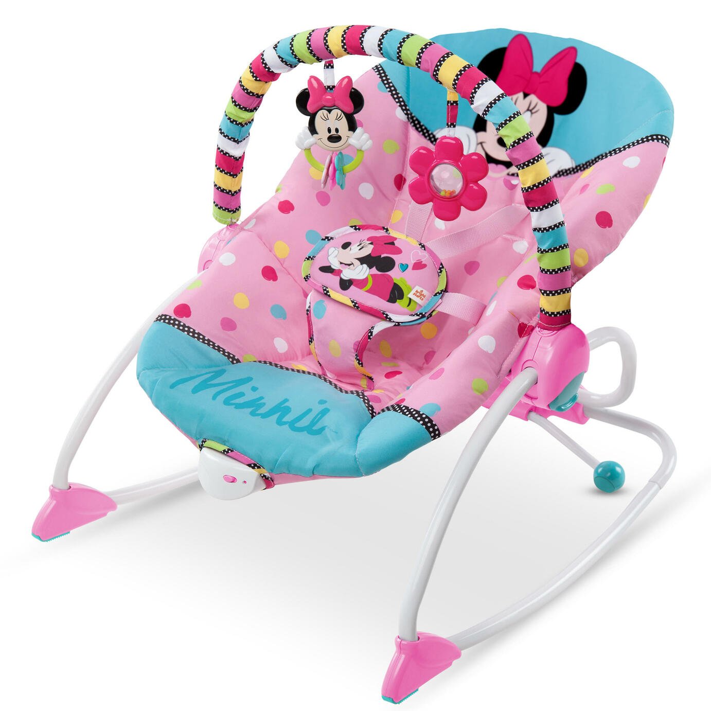 minnie mouse baby bouncer & rocker chair