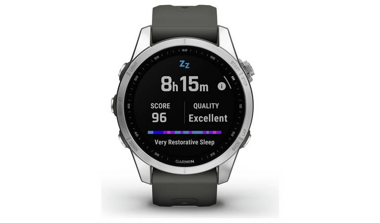 Buy Garmin Fenix 7s Smart Watch Silver Fitness and activity