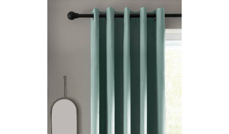 Habitat  Blackout Plain Eyelet Curtains -  Duck Egg