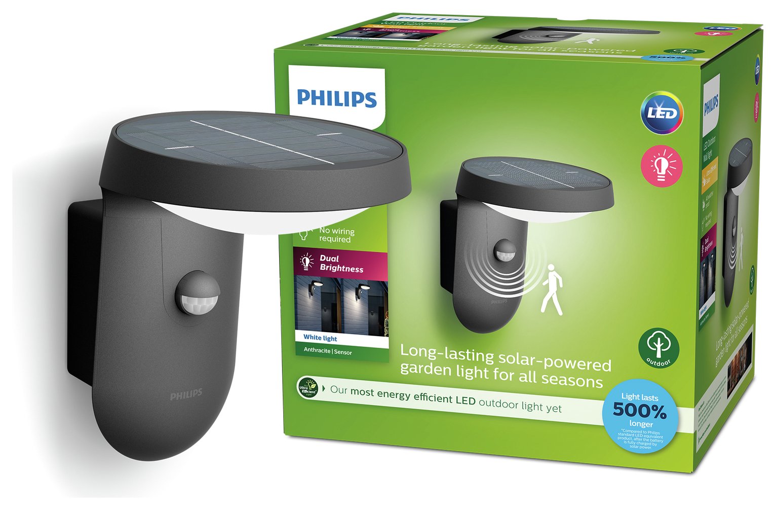 Philips Solar LED Outdoor Wall Light