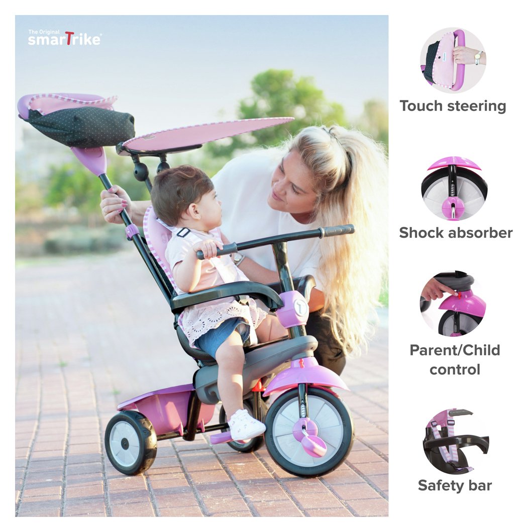 smart trike 4 in 1 pink