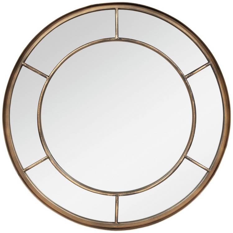 Aston & Wold Valencia Round Garden Mirror - Gold 0