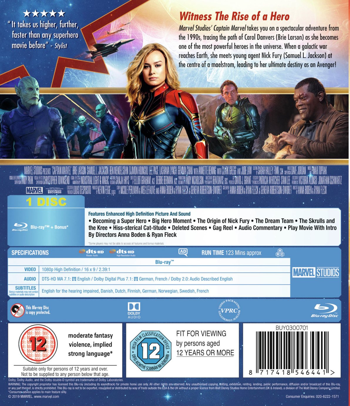 Captain Marvel Blu-Ray Review