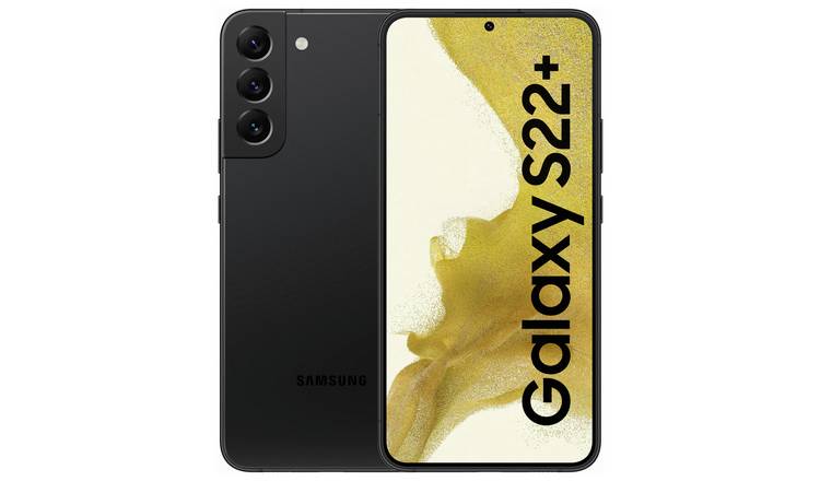 SIM Free Samsung S22+ 5G 256GB Mobile Phone - Black