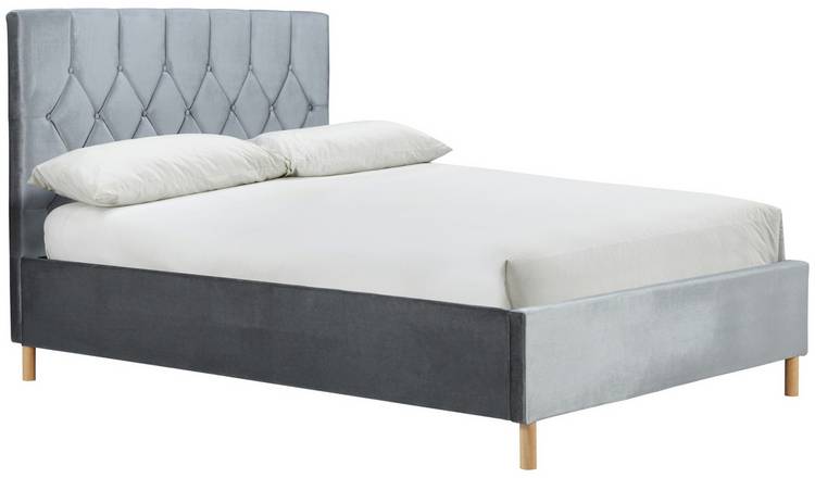 Birlea Loxley Small Double Ottoman Fabric Bed Frame - Grey