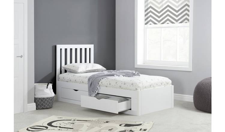 Single wooden bed on sale frame argos