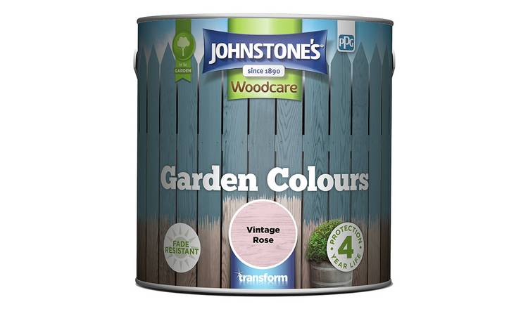 Johnstones Woodcare Garden Colours - Vintage Rose