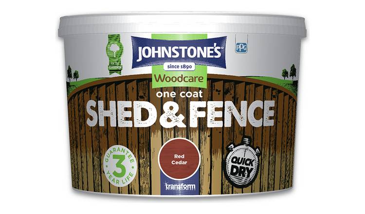 Johnstones One Coat Shed and Fence - Red Cedar, 9L