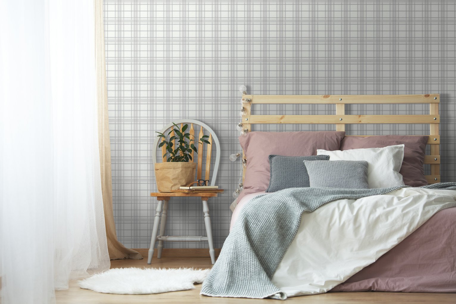 Superfresco Easy Country Tartan Silver Wallpaper Review