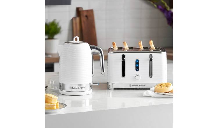 Russell hobbs kettle white and deals gold