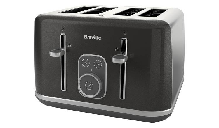 Buy Breville VTR020 Aura 4 Slice Toaster Grey Toasters Argos