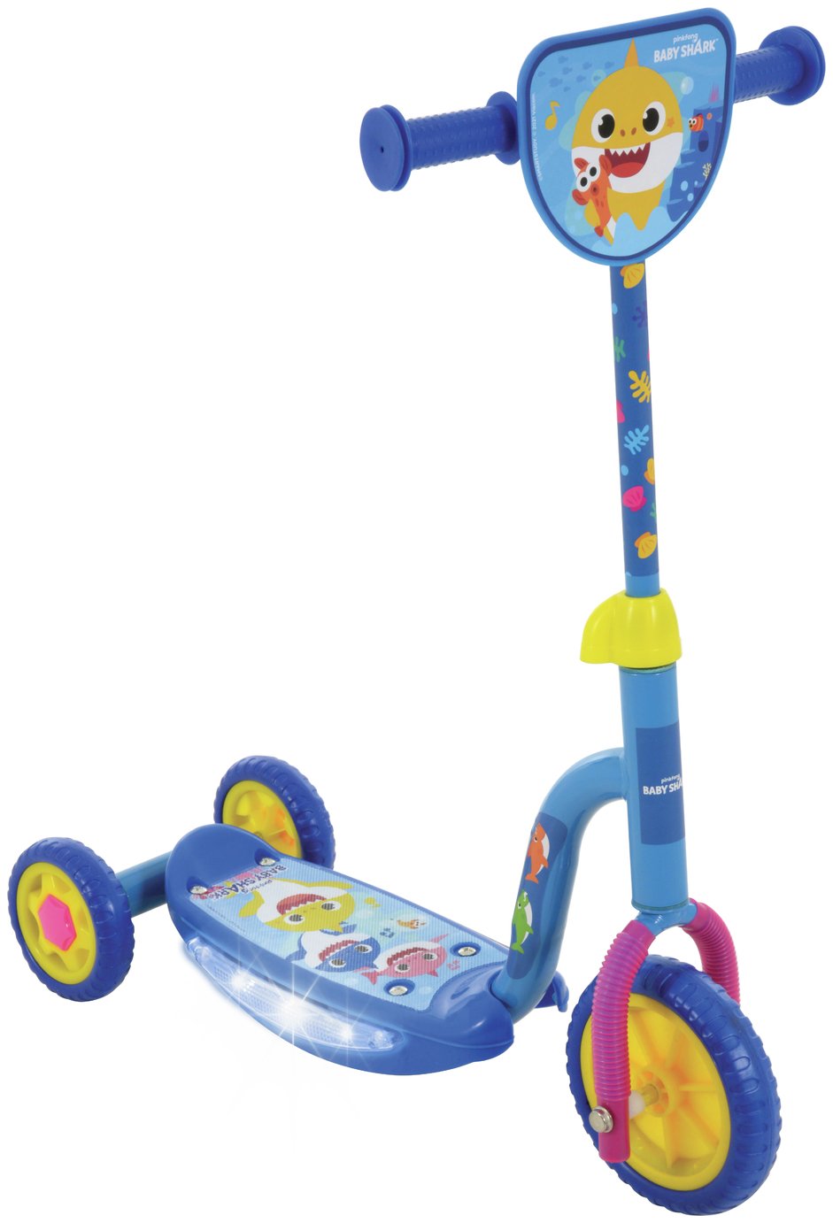 Baby Shark Music And Lights Tri Scooter