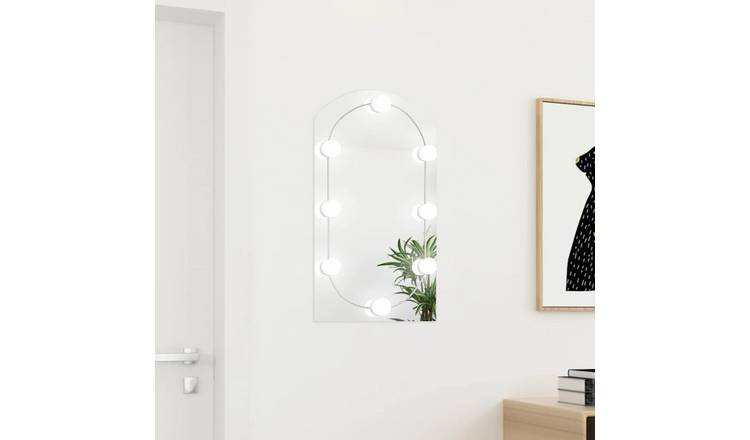 Walplus LED Wall Mirror - Silver - 70 x 40 cm