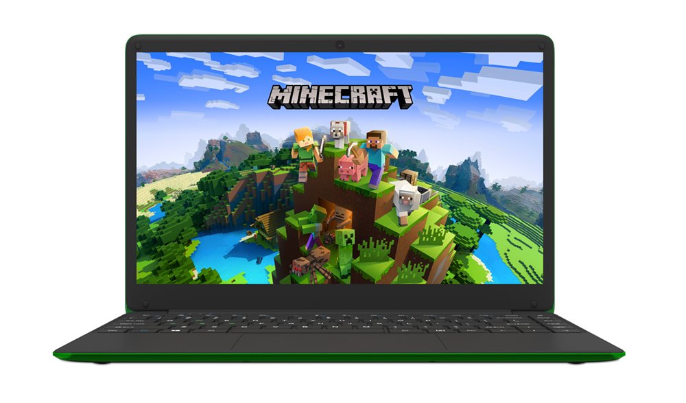 HYPA Minecraft 14in Pentium 4GB 64GB Laptop & Stickers Review