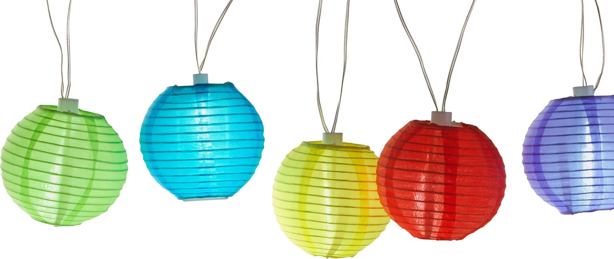 Argos Home Set of 20 Solar Ball Party String Lights