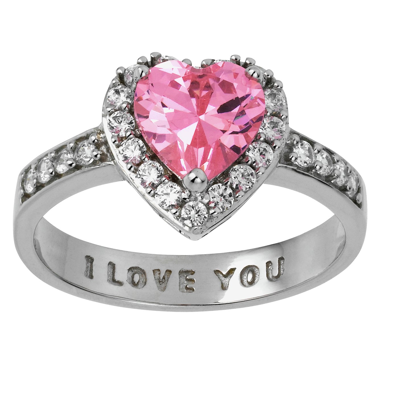 Love heart deals ring argos