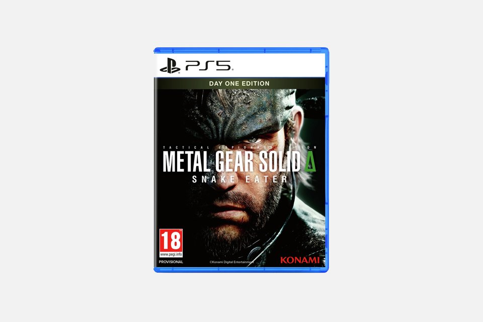 A cover of Metal Gear Solid Delta Snake Eater PS5 game.