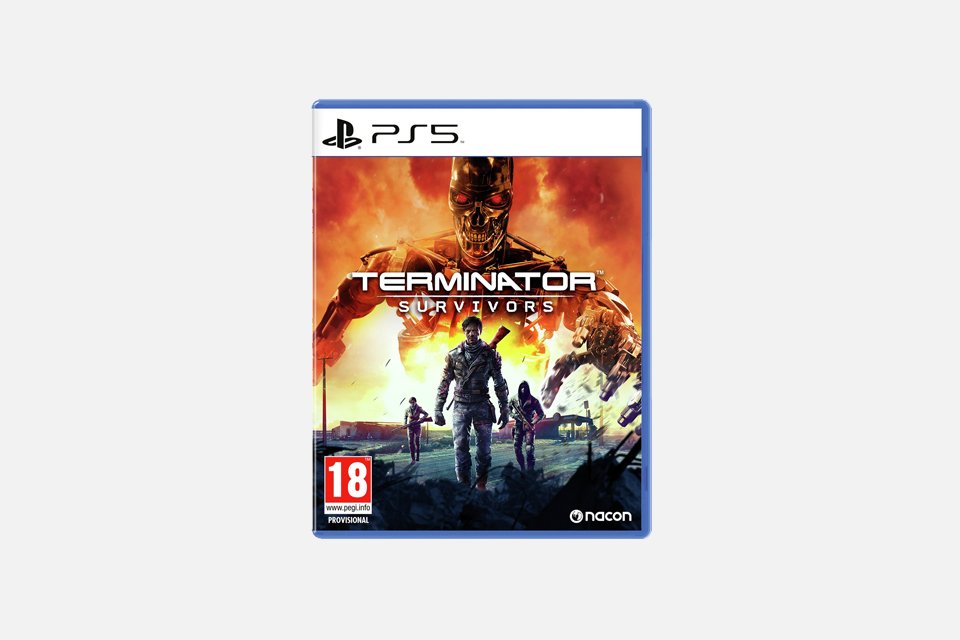 A cover of Terminator Survivors PS5 game.