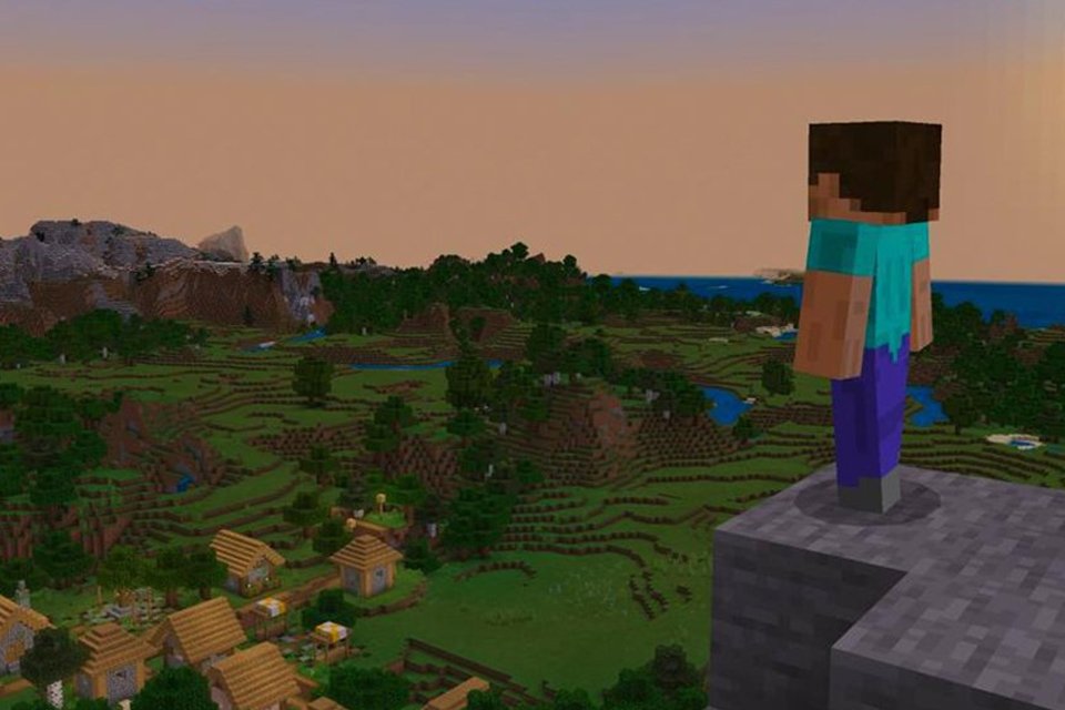 A screengrab of Minecraft Nintendo Switch game.