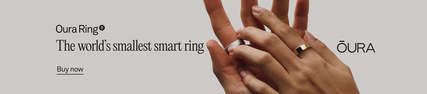 Oura Ring 5. The world's smallest smart ring. Buy now.