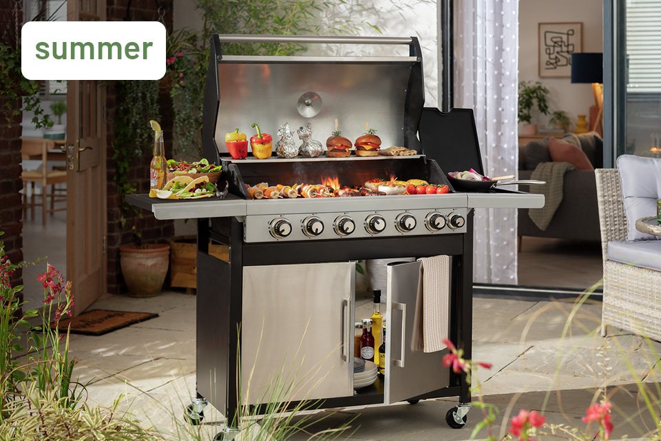Turn up the Summer. From cool‑down essentials to outdoor upgrades, discover lines that turn long days into lasting memories.
