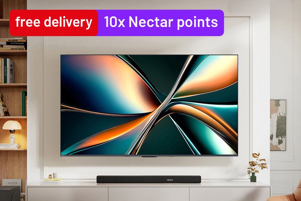 Claim 10x Nectar across selected TVs and soundbars. Plus free delivery.