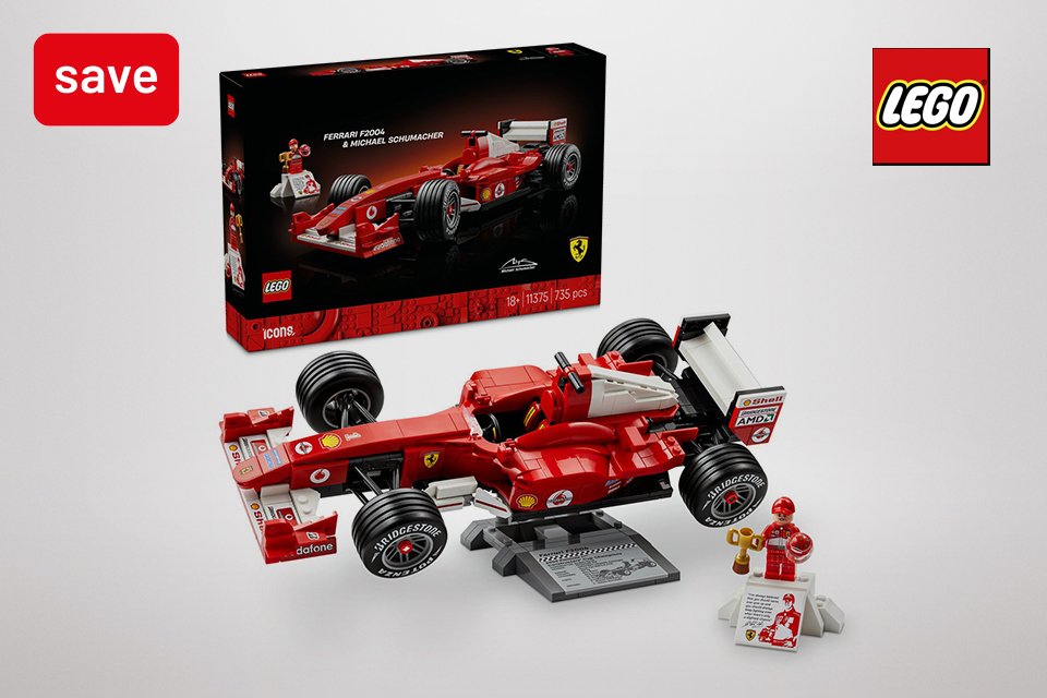 Save up to 25% on selected LEGO® sets this Father's Day.