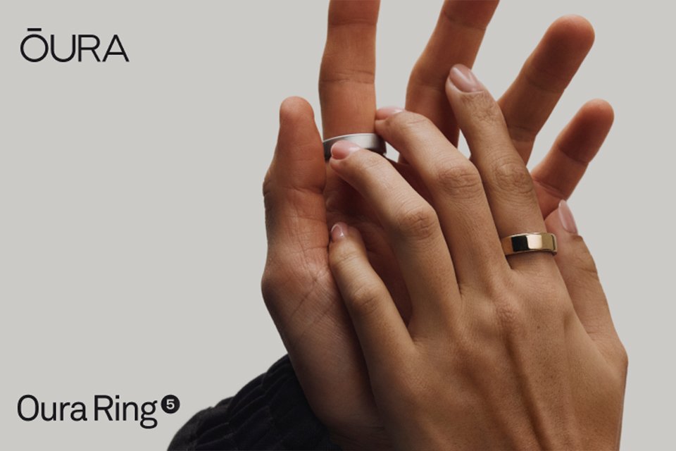 Oura Ring 5. The world's smallest smart ring.