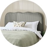 Beds and mattresses.