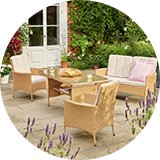 Patio sets.