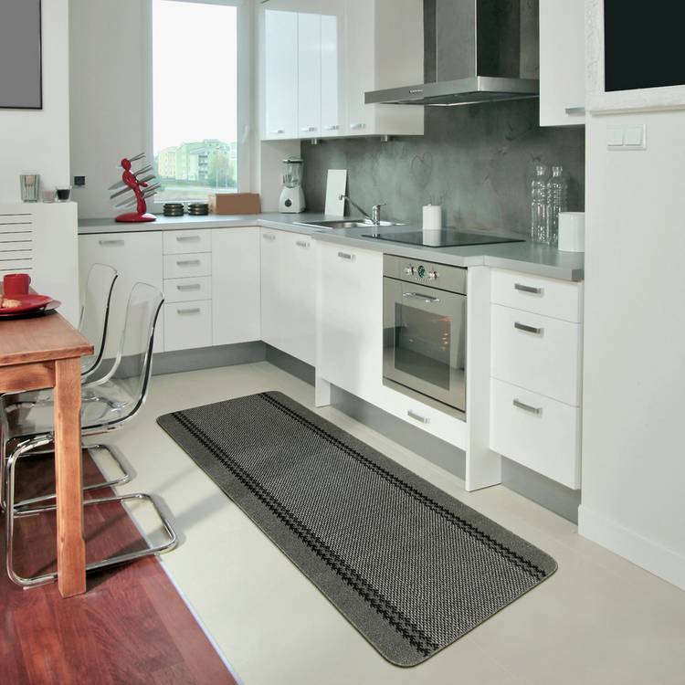 Kilkis Machine Washable Runner - 67x180cm - Charcoal 0
