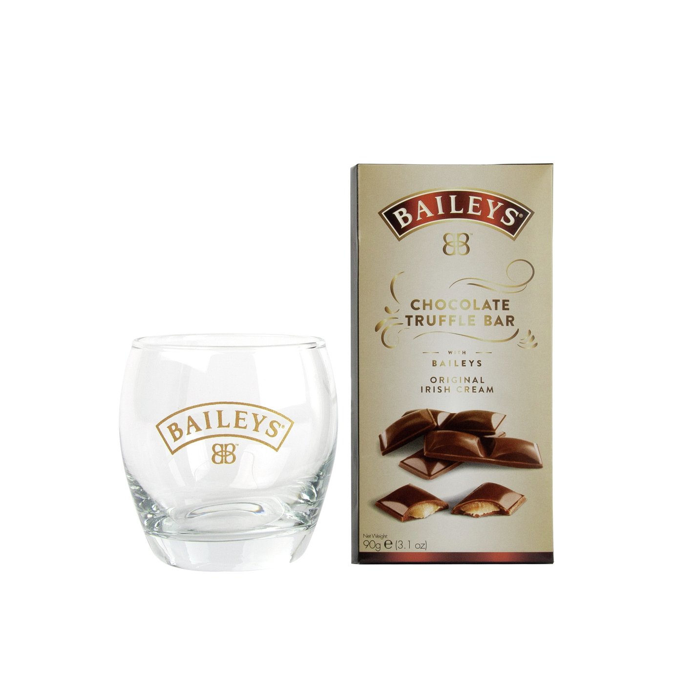 Baileys Glass and Chocolates