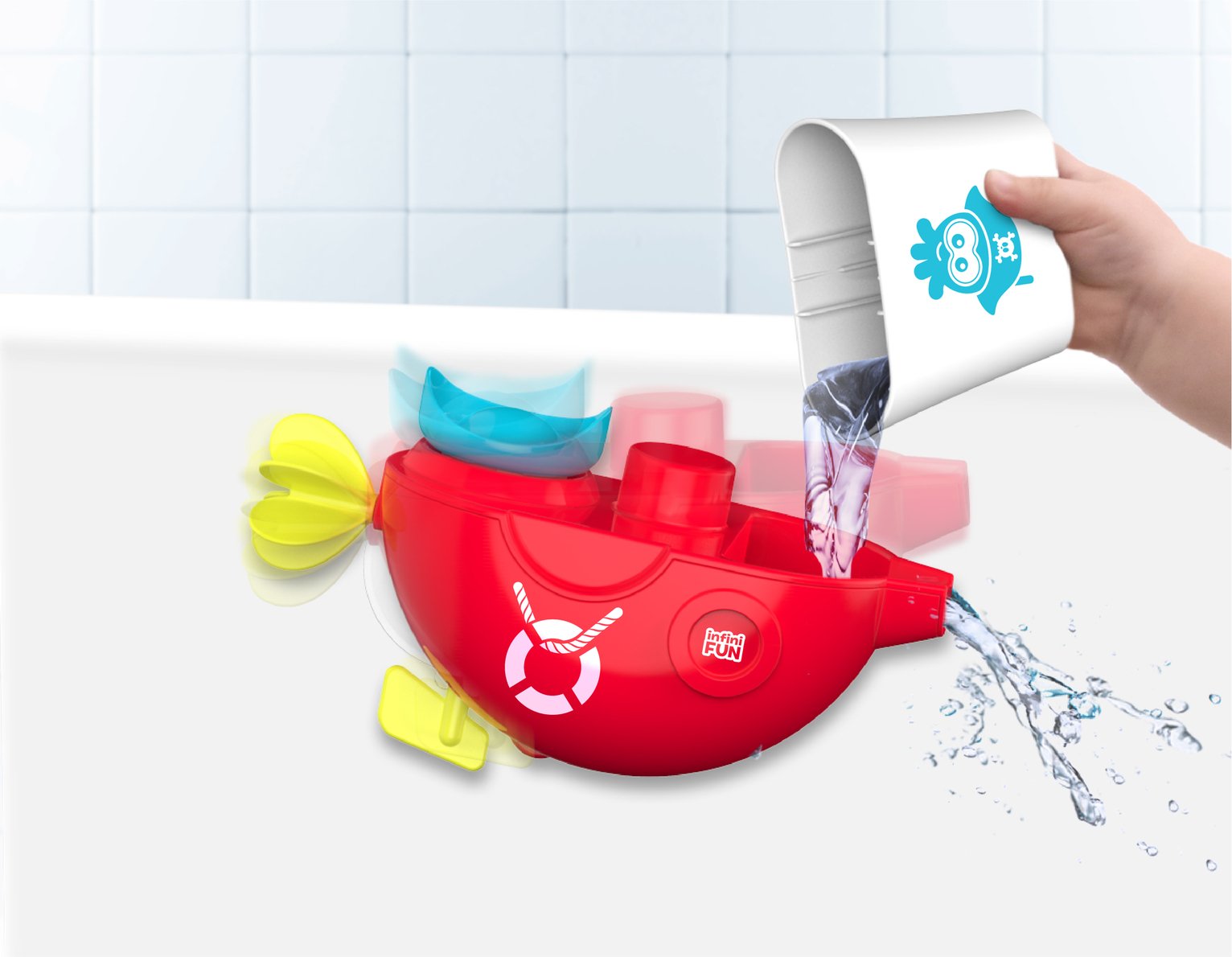 Infinifun Bath Time Pirate Boat Review