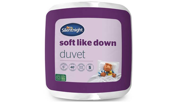 silentnight soft like down mattress topper kingsize