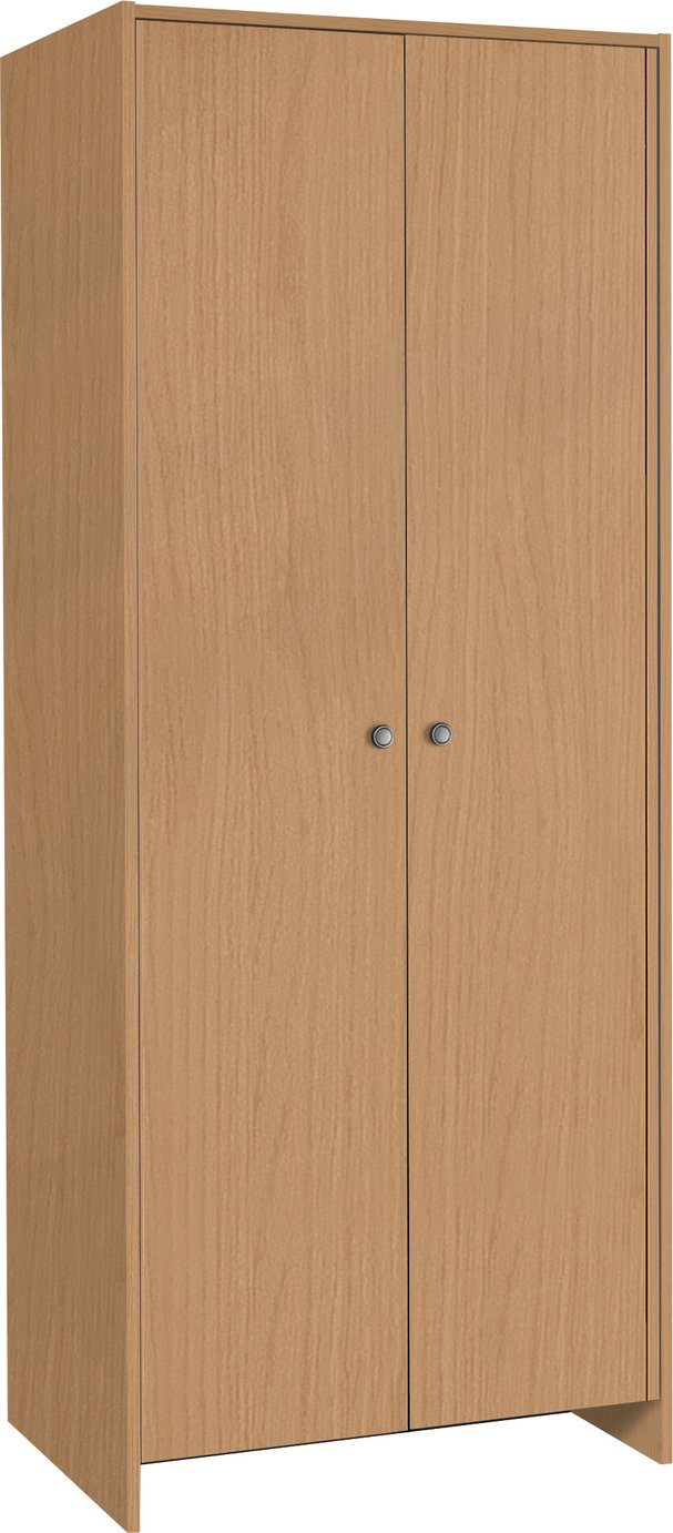 Argos Home Seville 2 Door Wardrobe - Beech Effect