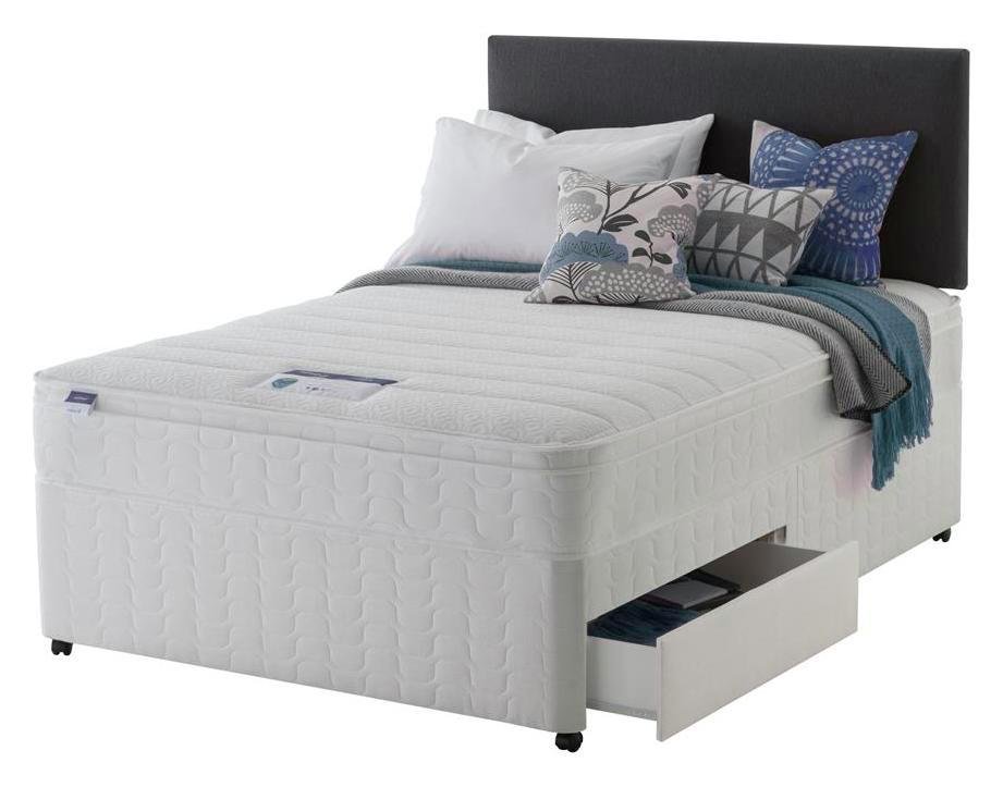 Silentnight Travis Miracoil Cushiontop 2Drw Divan- Superking Review