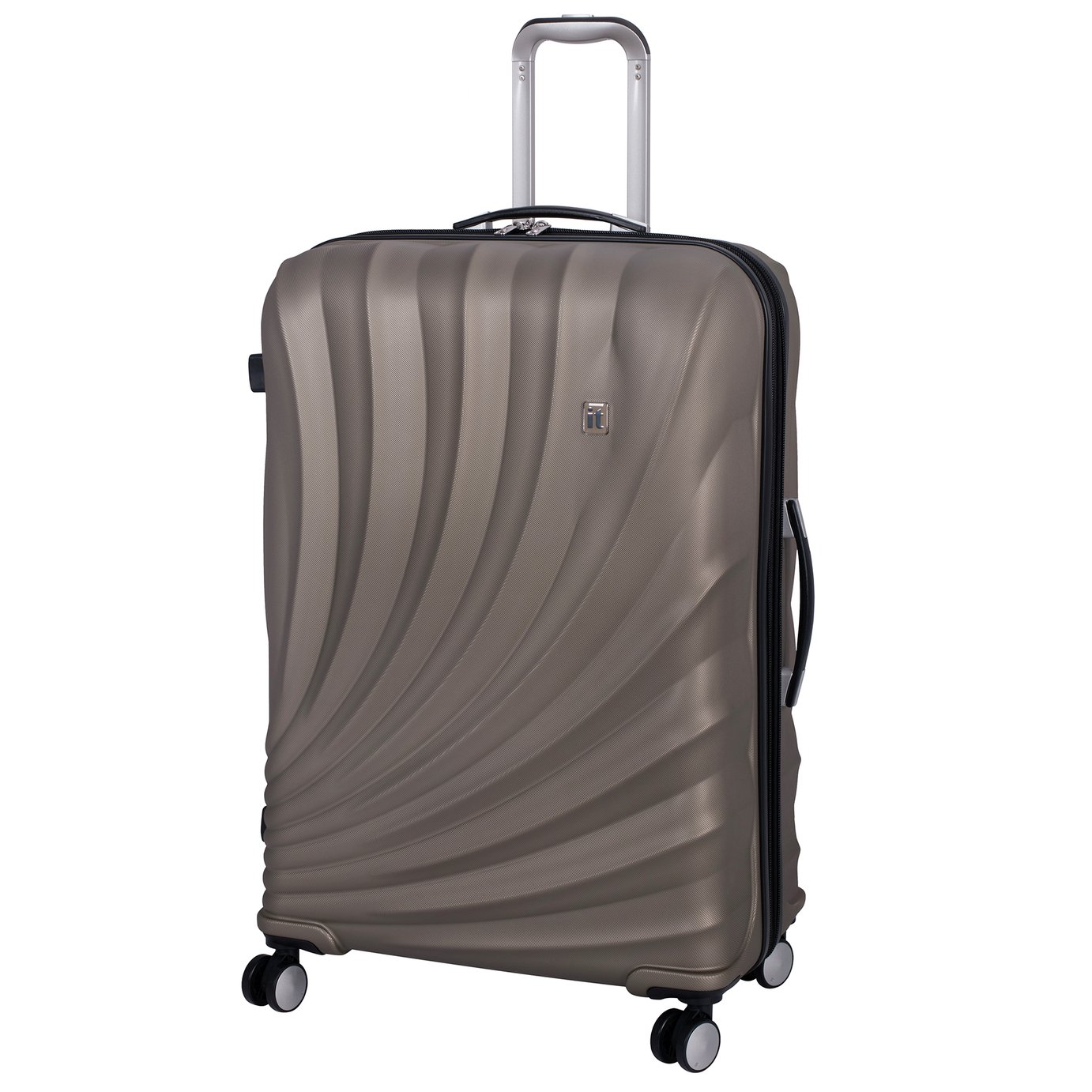 it Luggage Pagoda Large Expandable 8 Wheel Suitcase - Gold