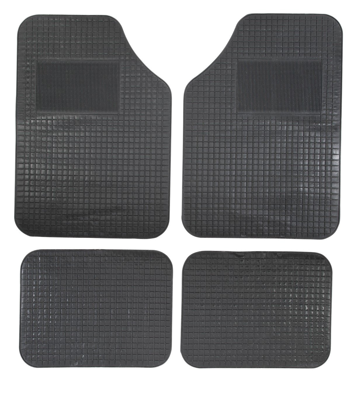 Hilka Set of 4 Universal Car Mats - Black