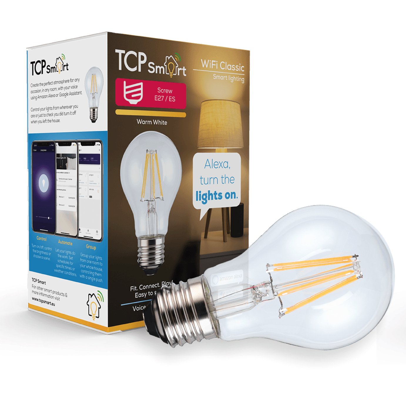 TCP Smart Wi-Fi Filament E27 LED Bulb Review