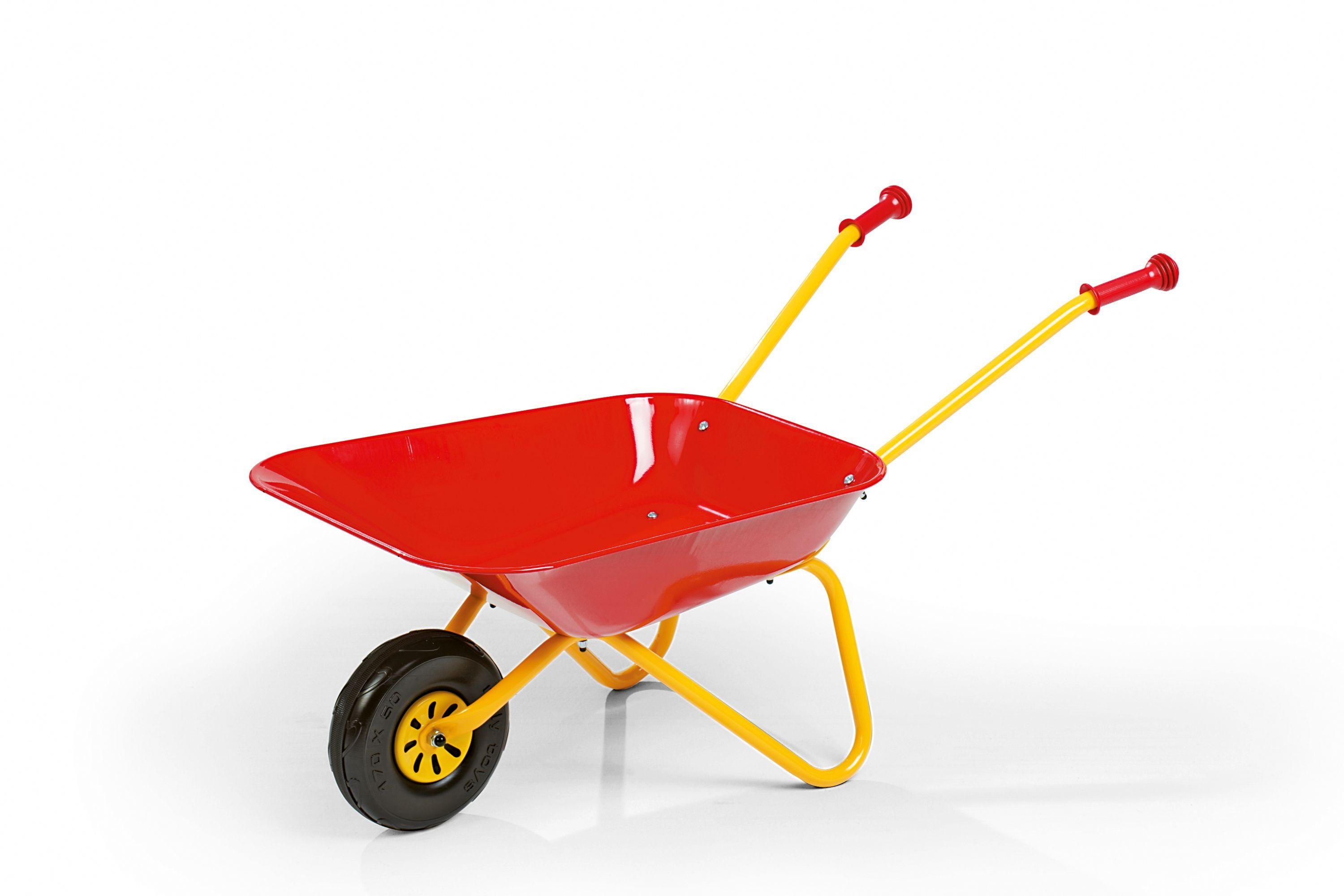 Child's Metal Wheelbarrow - Red