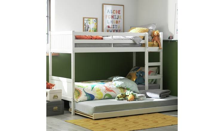 Loft bed with trundle store and desk