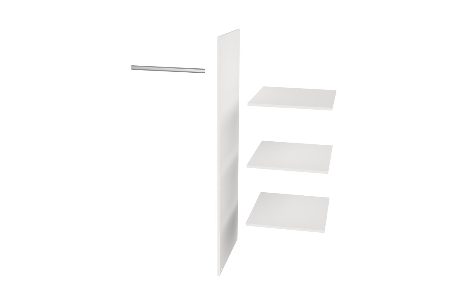 Woood Connect White Interior Shelving Upgrade Pack