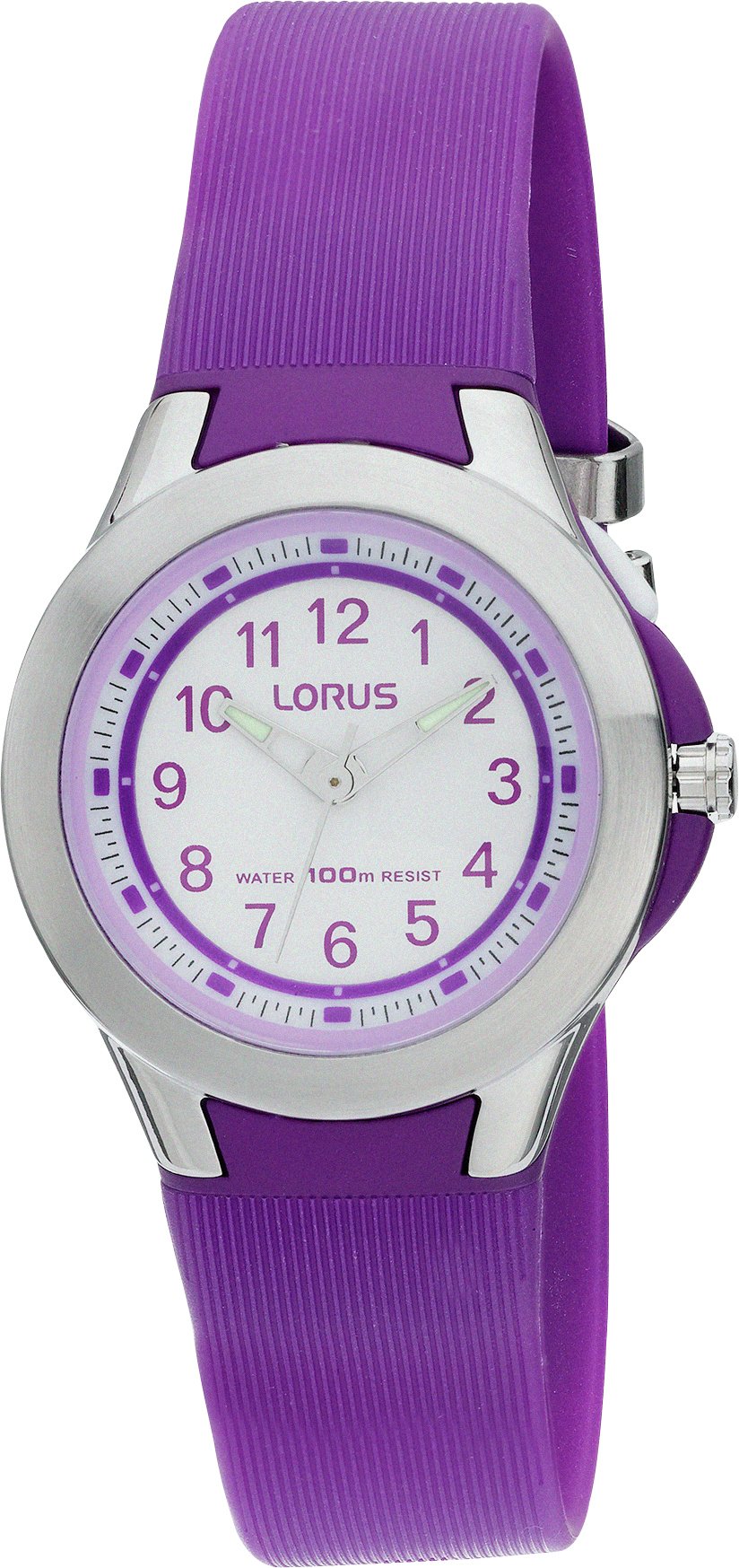 Lorus Kid's Purple Resin Strap Watch