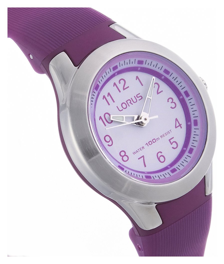 Lorus Purple Resin Strap Watch Review