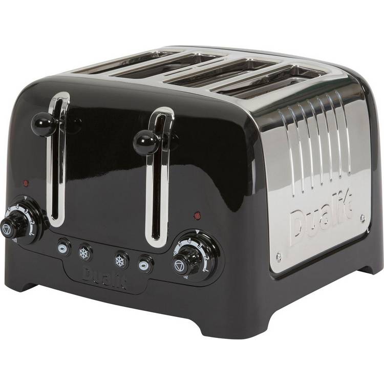 Dualit DPP4 Lite 4 Slice Toaster - Black 0