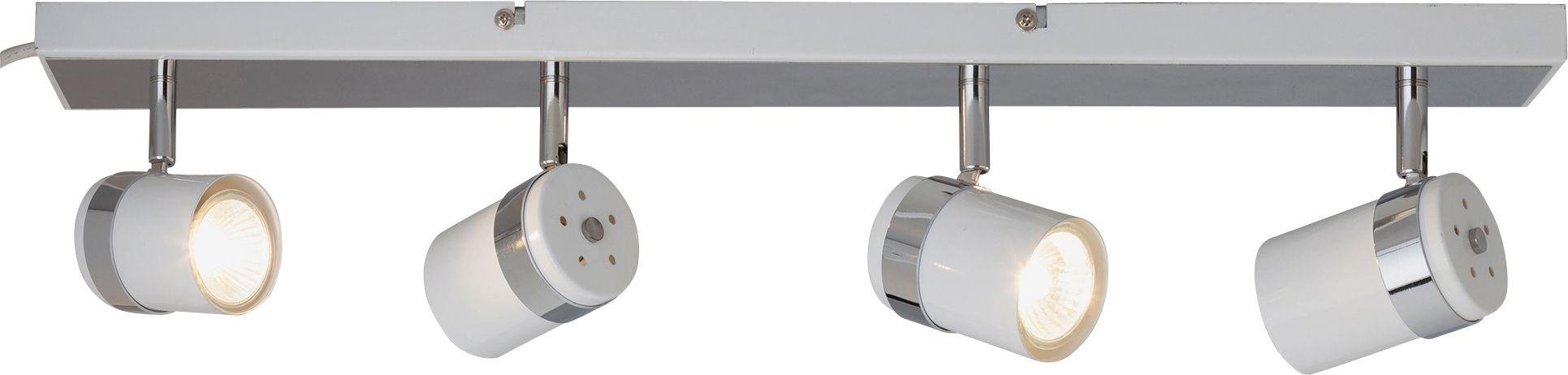 Argos Home Shiro 4 Spotlight Bar - White & Chrome